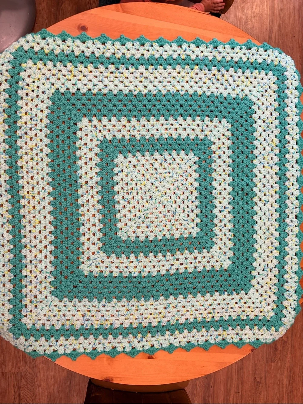 Handmade Crochet Toddler Blanket